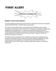 First Alert Wireless Touch Screen Selection - Dated 9/24