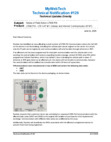 MyWebTech Technical Notification #129 - Notice of Field Action LTEM-PIA - Dated 6/11/25