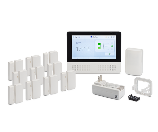 2GIG GC Touch Kit w/ (10) Door/Window and (1) Motion Sensors