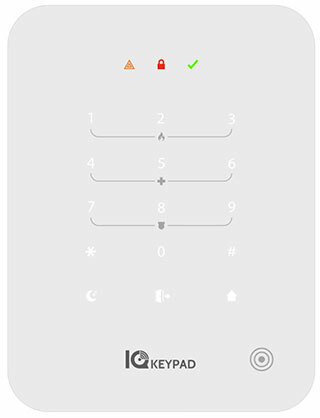 Qolsys IQ Keypad-PG - Capacitive Touch PowerG IQ Keypad - Alarm Grid