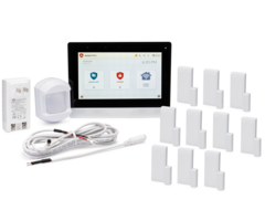 2GIG Edge AT&T LTE 10-1 Encrypted Kit - System, 10 Door/Window Sensors, 1 Motion, LT-Cable