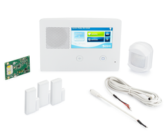 2GIG GC2e AT&T LTE 3-1 Kit - Wireless Encrypted Alarm System, 3 Door/Window Sensors, Motion, 1 8-ft Cable