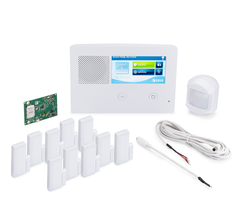 2GIG GC2e Verizon-LTE 10-1 Kit - Wireless Encrypted Alarm System, 10 Door/Window Sensors, Motion, 1 8-ft Cable