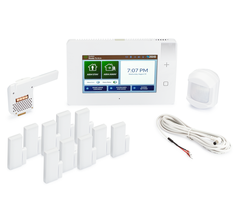 2GIG GC3e AT&T-LTE 10-1 Kit - Wireless Encrypted Alarm System, 10 Door/Window Sensors, Motion, 1 8-ft Cable