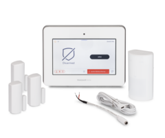 Honeywell Home PROA7PLUS031 - PROA7PLUS Encrypted 3-1 Base Kit: System, 3 D/W Contacts, 1 Motion, LT-Cable