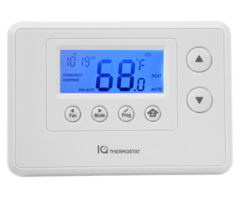 IQ Qolsys Thermostat - Z-Wave Thermostat Compatible w/ IQ and IQ Panel 2 (QZ2200-840)