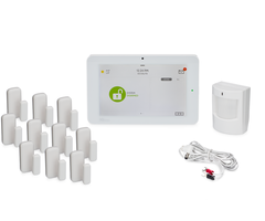 Qolsys IQ Panel 2 AT&T 10-1 Kit - Alarm System Kit w/ 10 door/window sensor & 1 motion