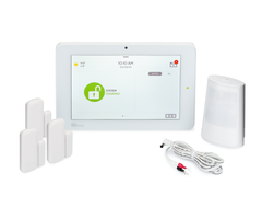 Qolsys IQ Panel 2 Plus 345 MHz Verizon-LTE 3-1 System Kit - Wireless Alarm System, 3 Door/Window Sensors, 1 PowerG Motion