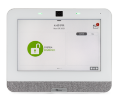 Qolsys IQ Panel 4 Verizon LTE, Interlogix/GE Compatible - 319.5 MHz Wireless Alarm Panel w/ PowerG