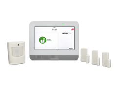 Qolsys IQ4 Hub 319.5 MHz AT&T LTE 3-1 Kit - 3 Qolsys IQ DW Mini-S Door/Window Sensors, 1 Qolsys IQ Motion-S