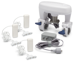 Qolsys S-Line IQ Water Valve Kit - Z-Wave 700-Series Water Valve w/ 319.5 MHz S-Line Flood Sensor