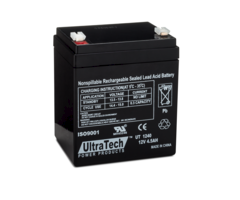 UltraTech 1240 Alarm Control Panel Battery Backup 12V 4.5Ah