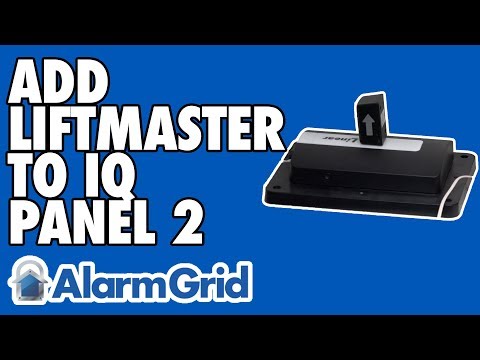 How Do I Add a LiftMaster Garage Door Opener to a Qolsys IQ Panel