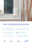 DSC PGP9945E - PowerG+ Door/Window Contact w/Aux - Data Sheet