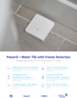 DSC PGP9986 - PowerG+ Water Tile Water and Freeze Detector - Data Sheet