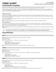 First Alert VISTAHTKVRWL - RF Compatibility - Dated 2024