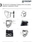 Interlogix TX-2810-01-4 - Installation Manual