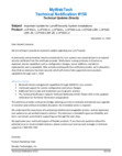 MyWebTech Technical Notification #150 - Important Update for Lyric Systems - 9/21/2026