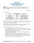 MyWebTech Technical Notification #149 - VISTA-20P & VISTA-21IP User Code Sync with Total Connect - August 6, 2026