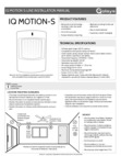 Qolsys IQ Motion-S - Install Guide Dated 4/20/18