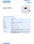 VIVOTEK AM-71B-PS - Data Sheet - Ver. 20251005