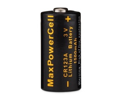 MaxPowerCell CR123a - 3V lithium battery