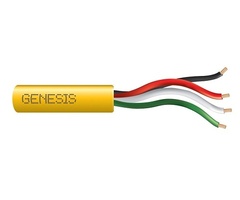 Yellow Genesis 22/4 Stranded Wire - 250' Speed Bag of Alarm Wire