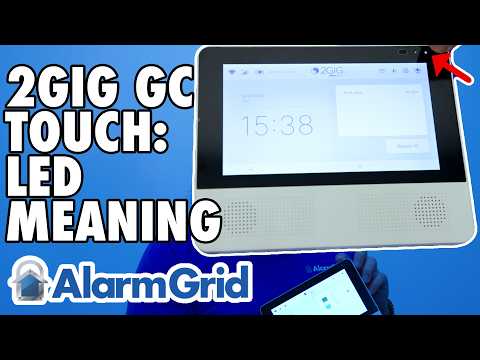 2GIG GC Touch: Status LED Meaning - Alarm Grid