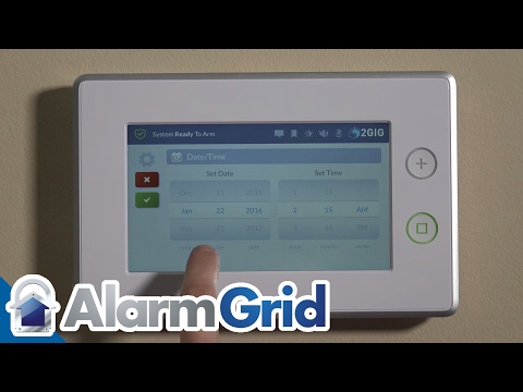 2GIG GC3: Setting Date & Time - Alarm Grid