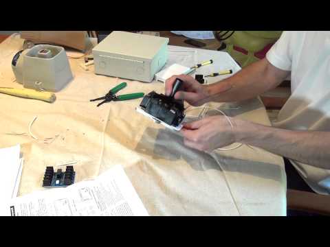 AMSECO SSX-52S: Wiring the Siren and Strobe to a Wireless ... wiring system for smoke alarm 
