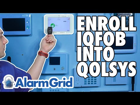 Enrolling an IQ Fob with a Qolsys IQ Panel 2 - Alarm Grid