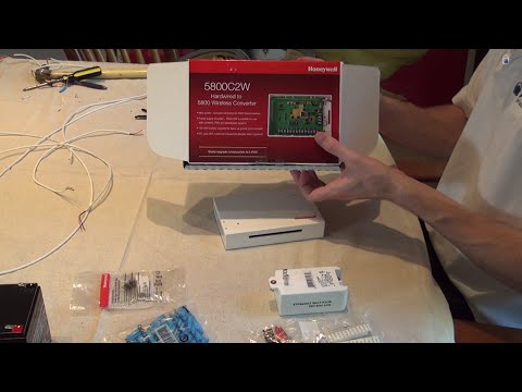 Honeywell 5800C2W: Review of Honeywell's Wired to Wireless ... honeywell alarm system wiring diagrams 