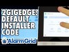 2GIG Edge: Default Installer Code
