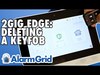 2GIG Edge: Deleting a Keyfob