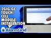 2GIG GC Touch: Cell Module Installation
