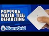 PGP9986 Water Tile: Defaulting