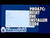 PROA7C: Default Installer Code