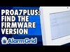 PROA7PLUS: Find the Firmware Version