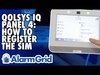 Qolsys IQ Panel 4: Registering the SIM